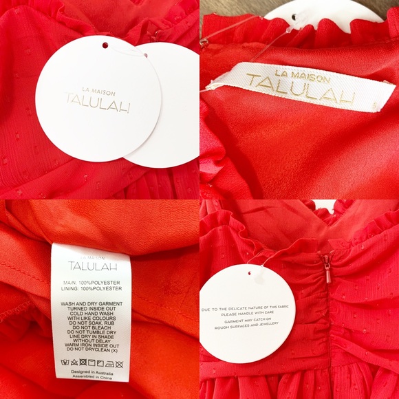 La Maison Talulah Rue Mini Ruffle Shirring Dress - Picture 6 of 8